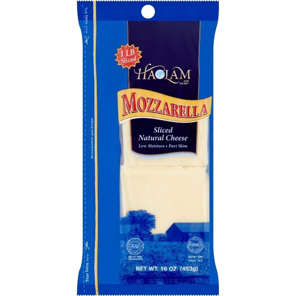 cheeseさま専用 Haolam Sliced Mozzeralla Cheese, 1 Lb | KosherFamily.com