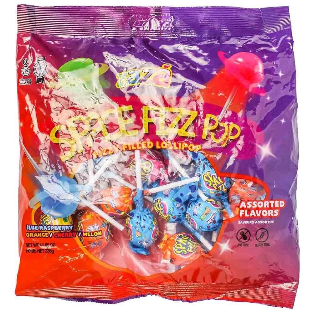 Oppenheimer Zaza Space Fizz Lollypops, 14 Oz | KosherFamily.com