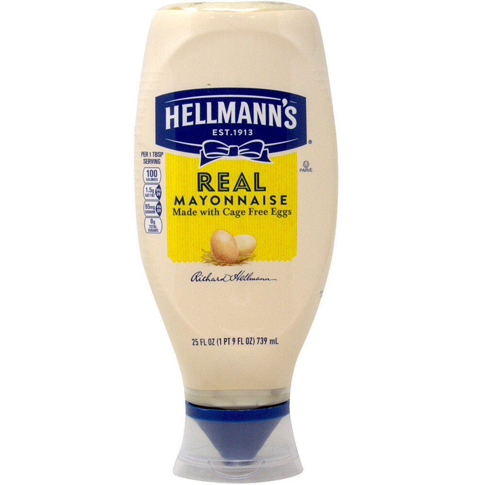 Hellmanns Real Mayonnaise Squeeze, 25 Oz | KosherFamily.com