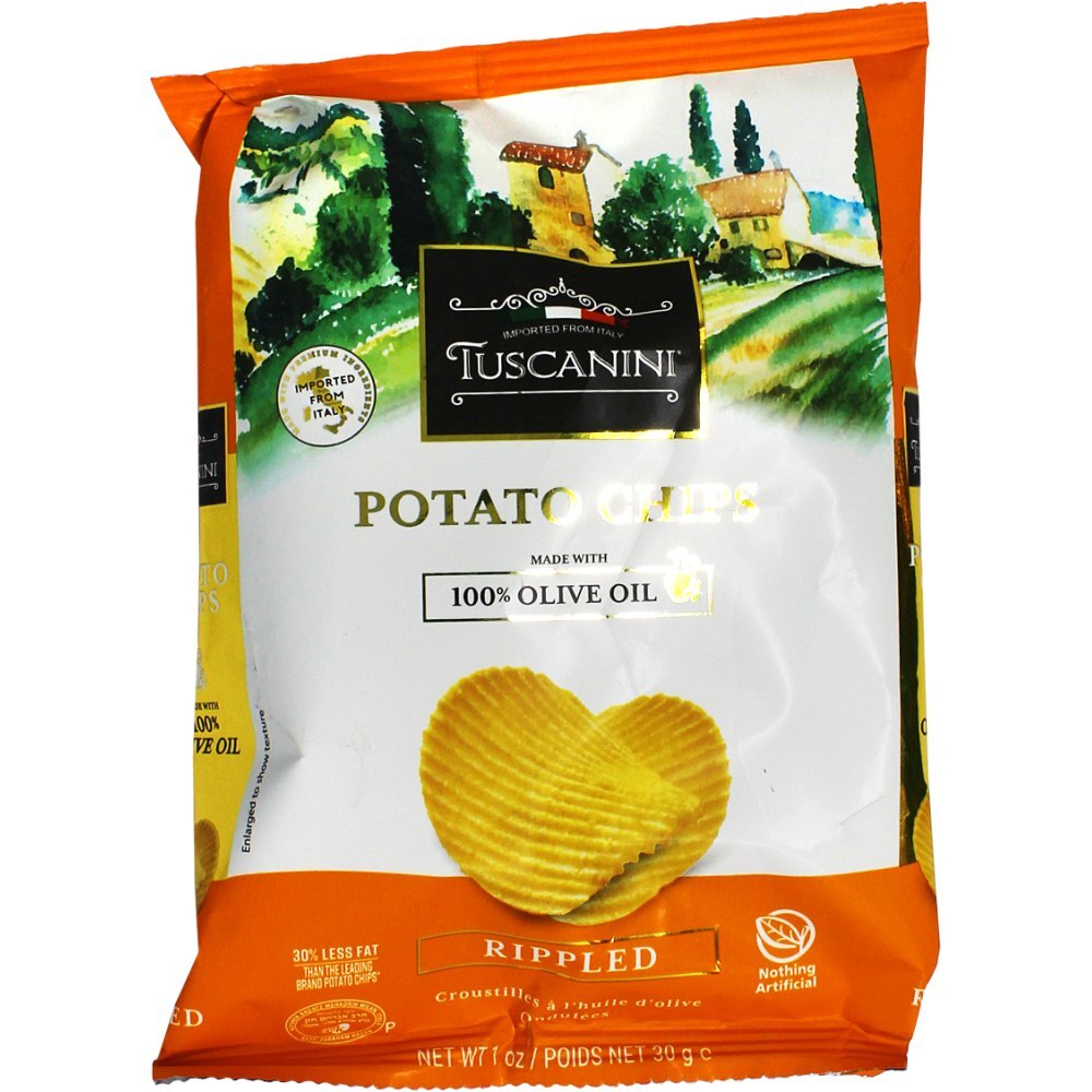 Tuscanini Potato Chips Rippled, 1 Oz | KosherFamily.com: Online Kosher  Grocery Shopping and Delivery Service in New York City, image size:1000x1000