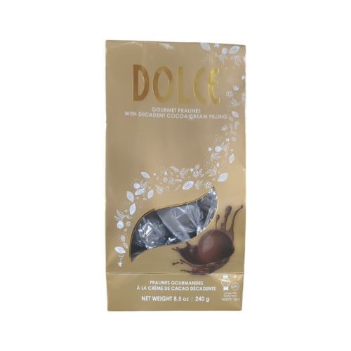 Dolce Gourmet Pralines W/ Decadent Cocoa Cream, 8.5 Oz