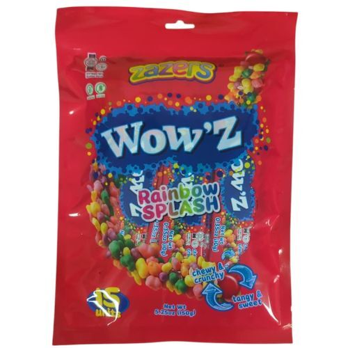 Zazers Wow'z Rainbow Splash, 15 Pk | KosherFamily.com: Online