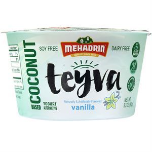 Teyva Coconut Based Yogurt, Vanilla, 5.3 Oz. - Mehadrin Dairy