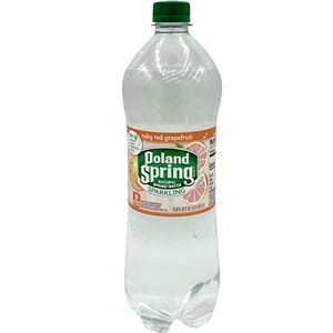 Poland Spring Sparkling Water, Zesty Lime, 33.8 oz. Bottle