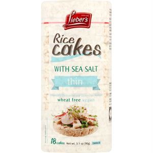 Lieber's Milk Chocolate Covered Rice Cakes, 3.1 oz (Pack of 6